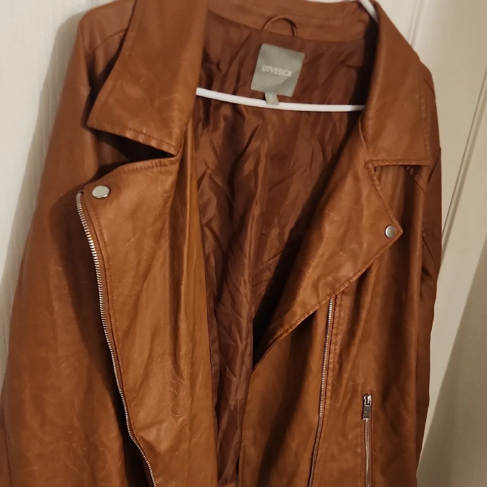 Lovesick Faux Leather Moto Jacket 🏍💨🔥 - Picture 7 of 11